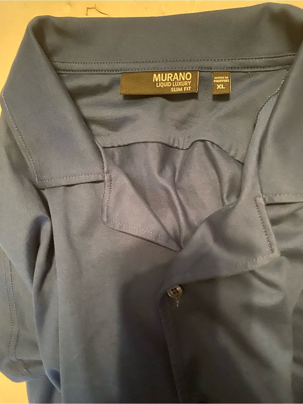 Murano Slim Fit Shirt Jacket in Navy
